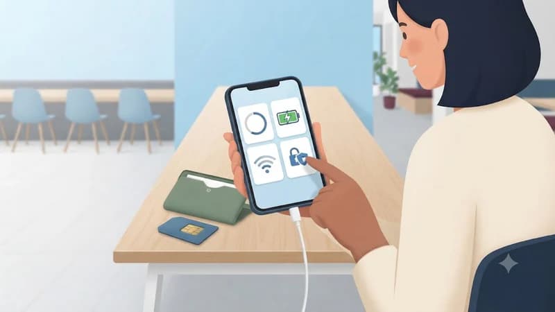 라오스에서 중고 휴대폰을 사고팔 때