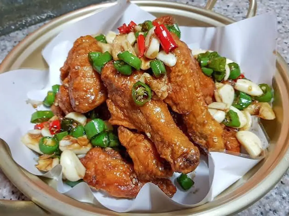 K-CHICKEN 업체와 협의된 공개 실제 음식 사진