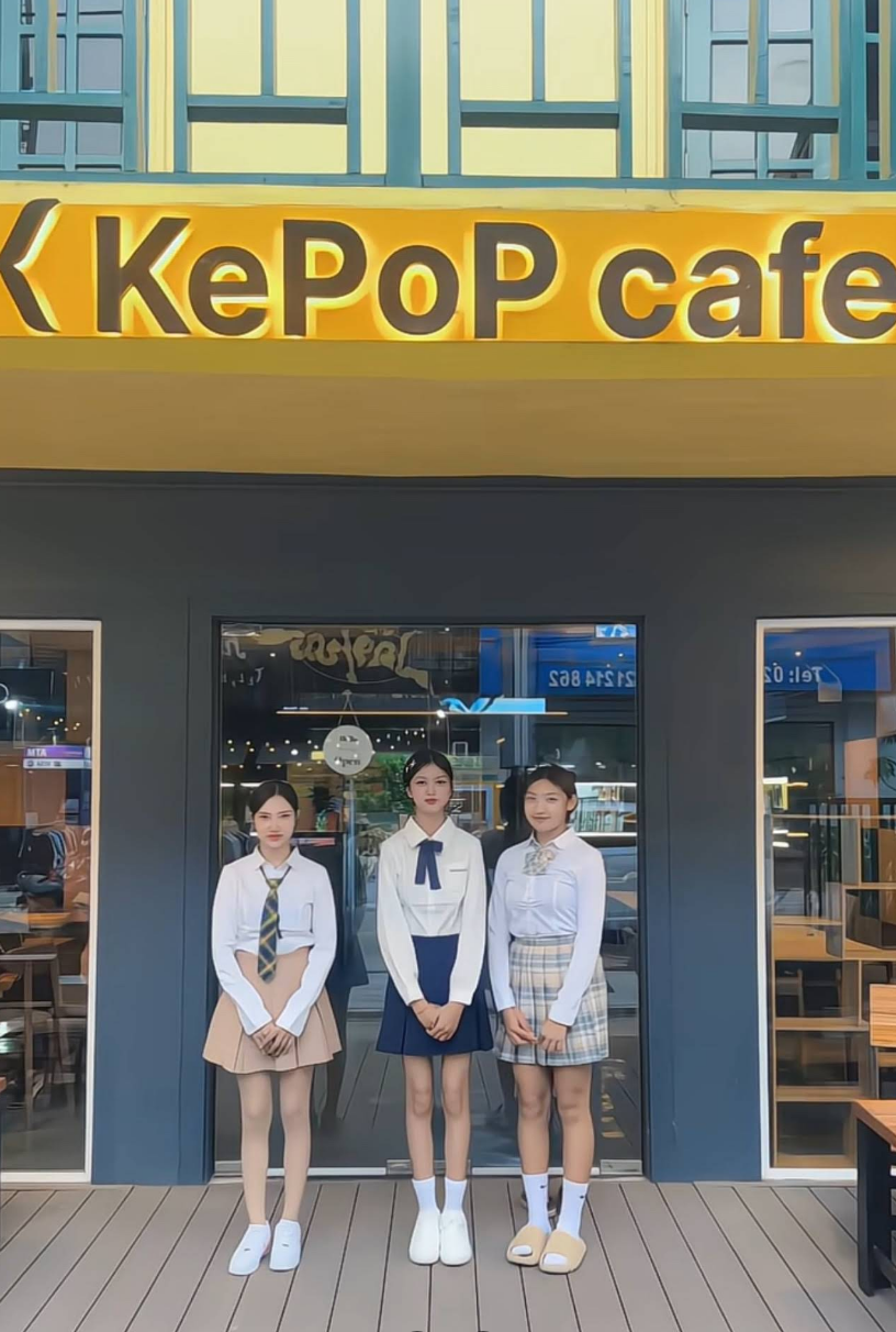 KEPOP 간판 앞에서 촬영한 업체 제공 직원사진