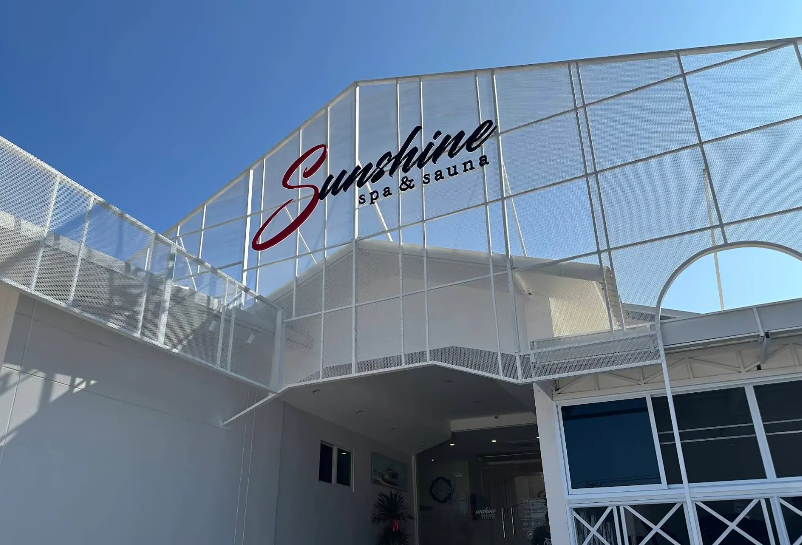 Sunshine Spa & Sauna 실제 매장 외관
